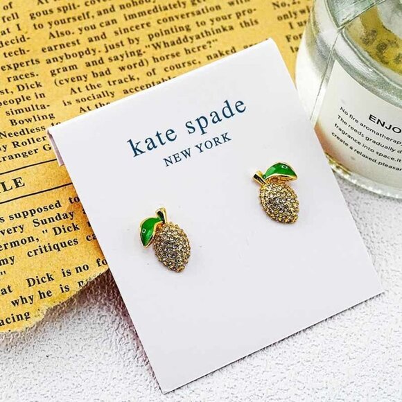 Kate Spade Grapefruit Stud Earrings - Picture 1 of 5